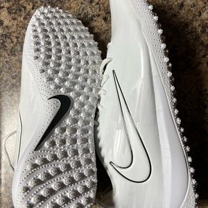 Nike Vapor Varsity Low Turf LAX White 923492-110 Size 12